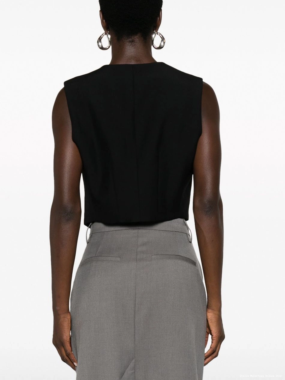 Cheap Stella sleeveless Women McCartney virgin wool vest 0330
